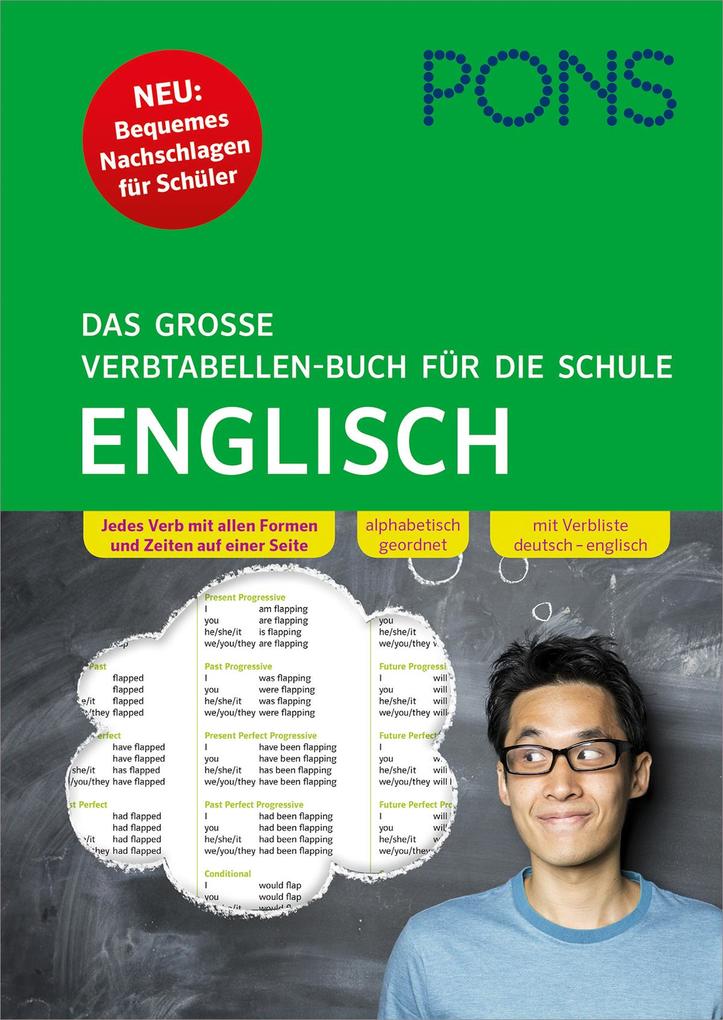 Produktbild: PONS Das große Verbtabellen-Buch für die Schule Englisch
