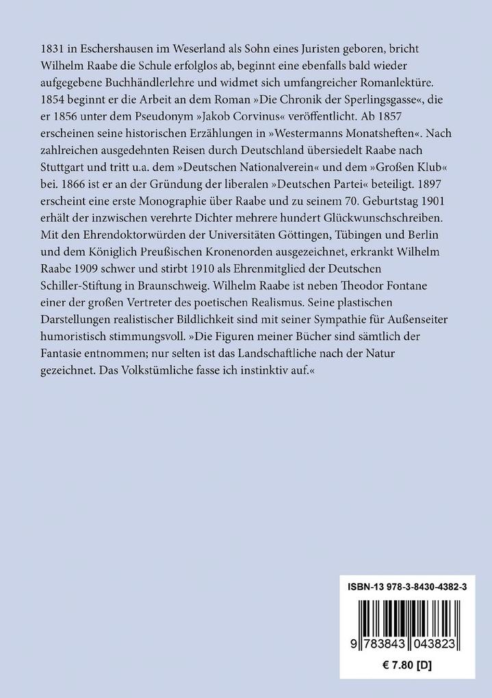 Weitere Ansicht: Wunnigel | Wilhelm Raabe
