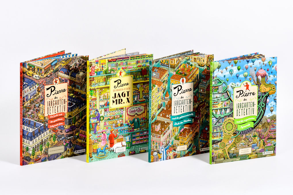 Weitere Ansicht: Pierre, der Irrgarten-Detektiv | Hiro Kamigaki, Chihiro Maruyama, Ic4design