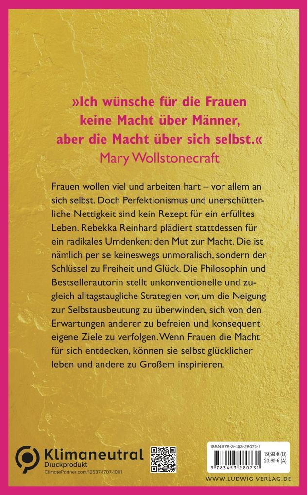 Weitere Ansicht: Kleine Philosophie der Macht (nur für Frauen) | Rebekka Reinhard