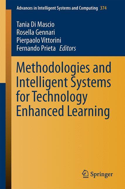 Weitere Ansicht: Methodologies and Intelligent Systems for Technology Enhanced Learning