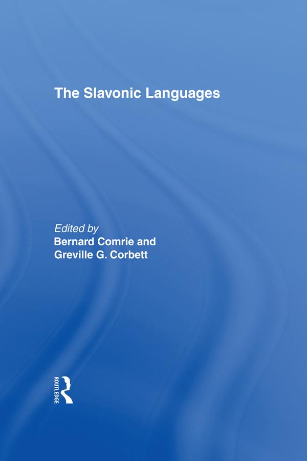 Produktbild: The Slavonic Languages | Comrie Bernard, Corbett Greville