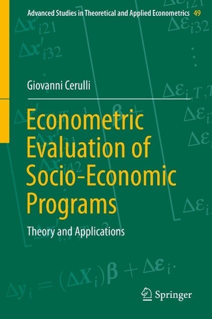 Produktbild: Econometric Evaluation of Socio-Economic Programs | Giovanni Cerulli