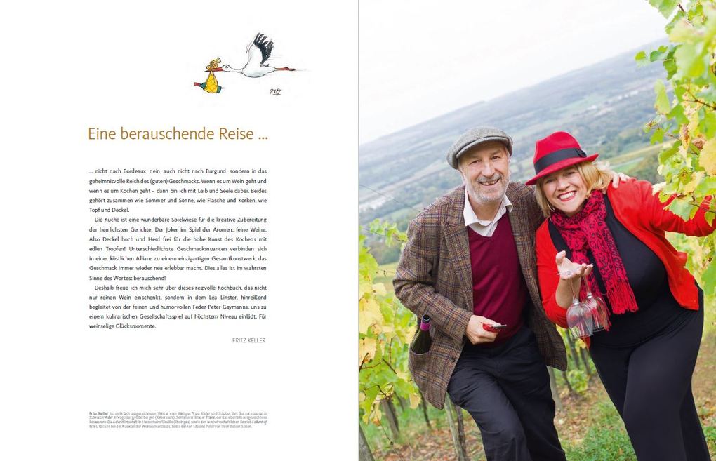 Weitere Ansicht: Wein muss rein! | Léa Linster, Peter Gaymann