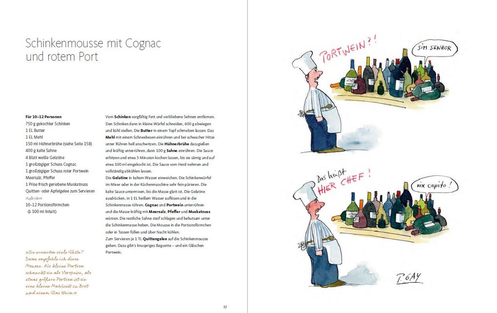 Weitere Ansicht: Wein muss rein! | Léa Linster, Peter Gaymann