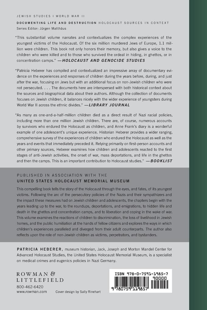Weitere Ansicht: Children during the Holocaust | Patricia Heberer