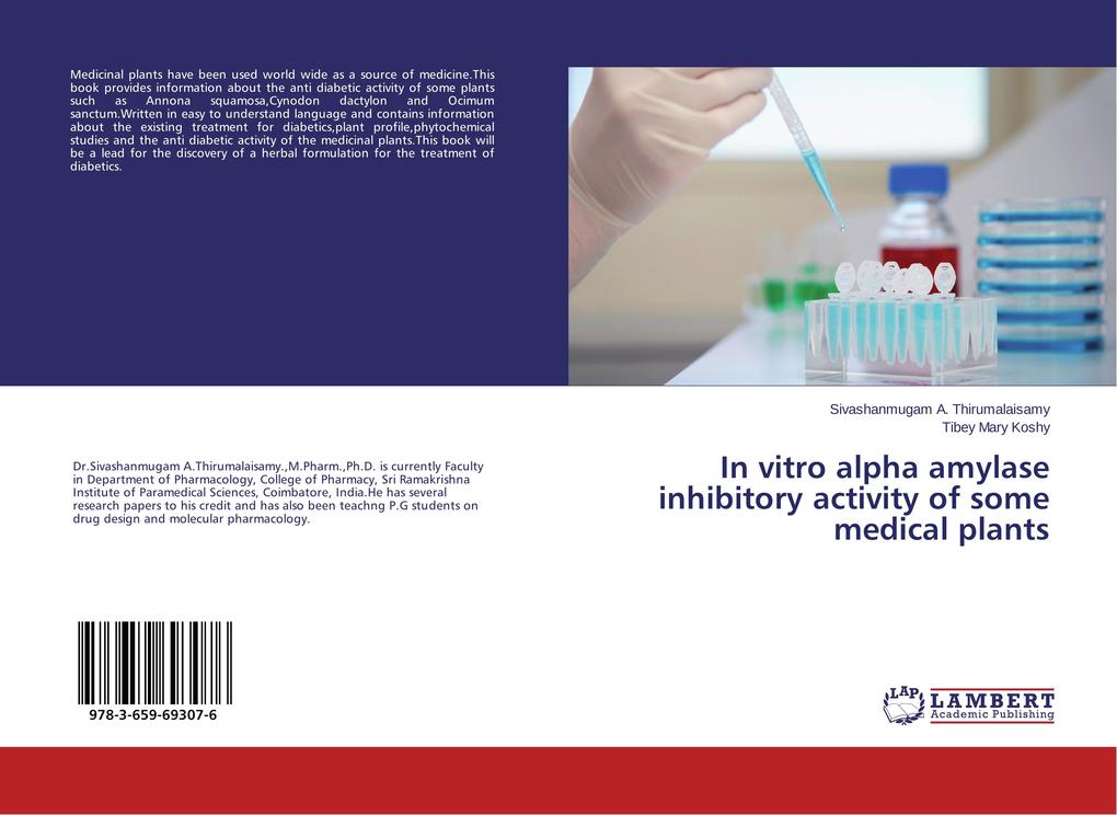 In vitro alpha amylase inhibitory activity of some medical plants als Taschenbuch