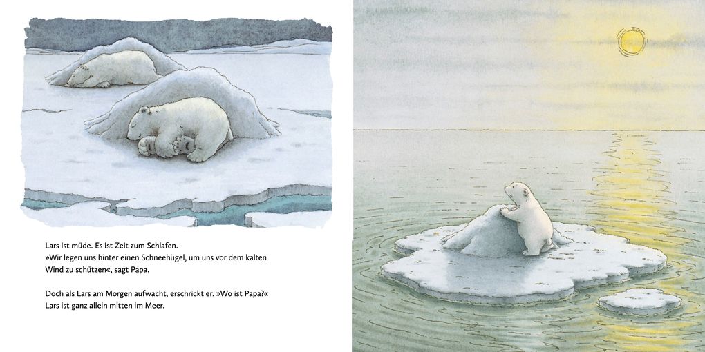 Weitere Ansicht: Kleiner Eisbär - Wohin fährst du, Lars? | Hans de Beer