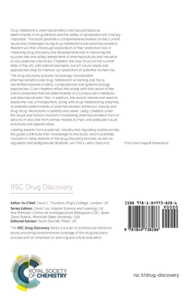 Weitere Ansicht: New Horizons in Predictive Drug Metabolism and Pharmacokinetics