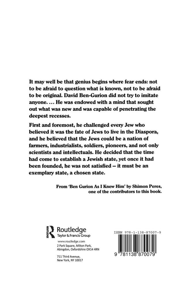 Weitere Ansicht: David Ben-Gurion | Ronald W Zweig