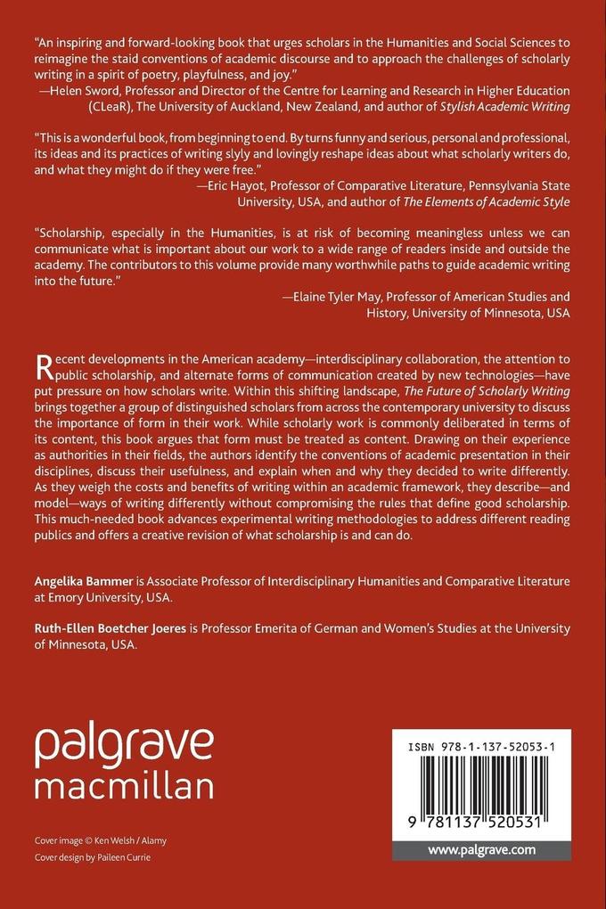 Weitere Ansicht: The Future of Scholarly Writing