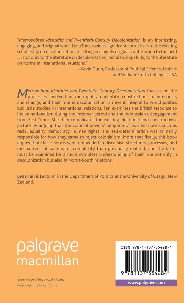 Weitere Ansicht: Metropolitan Identities and Twentieth-Century Decolonization | Lena Tan