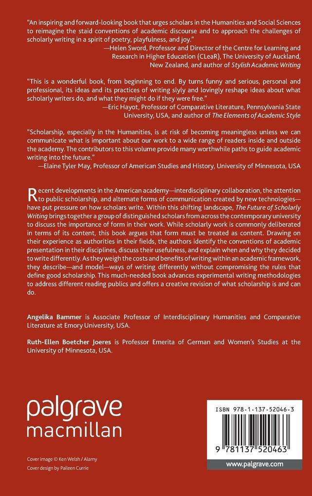 Weitere Ansicht: The Future of Scholarly Writing