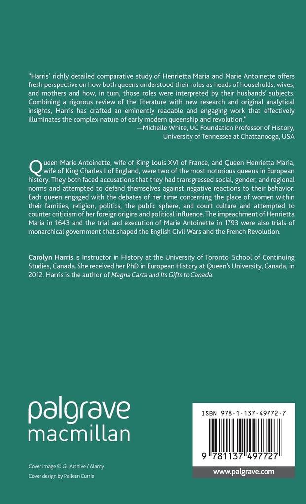 Weitere Ansicht: Queenship and Revolution in Early Modern Europe | Carolyn Harris