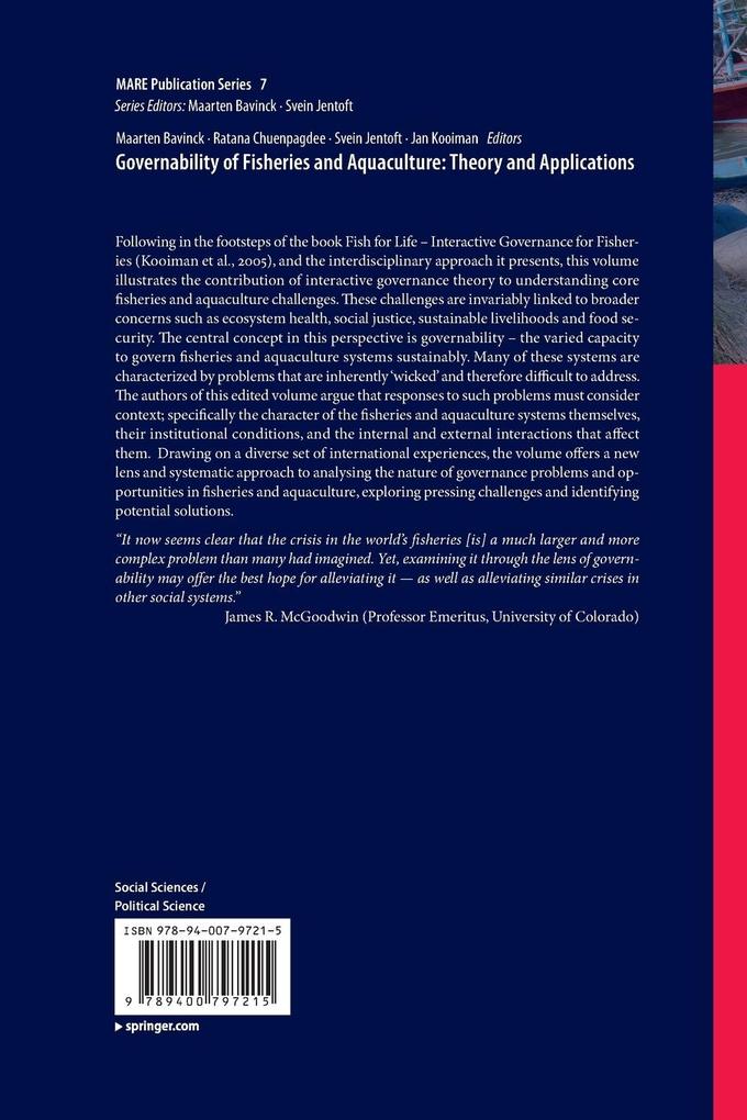 Weitere Ansicht: Governability of Fisheries and Aquaculture: Theory and Applications