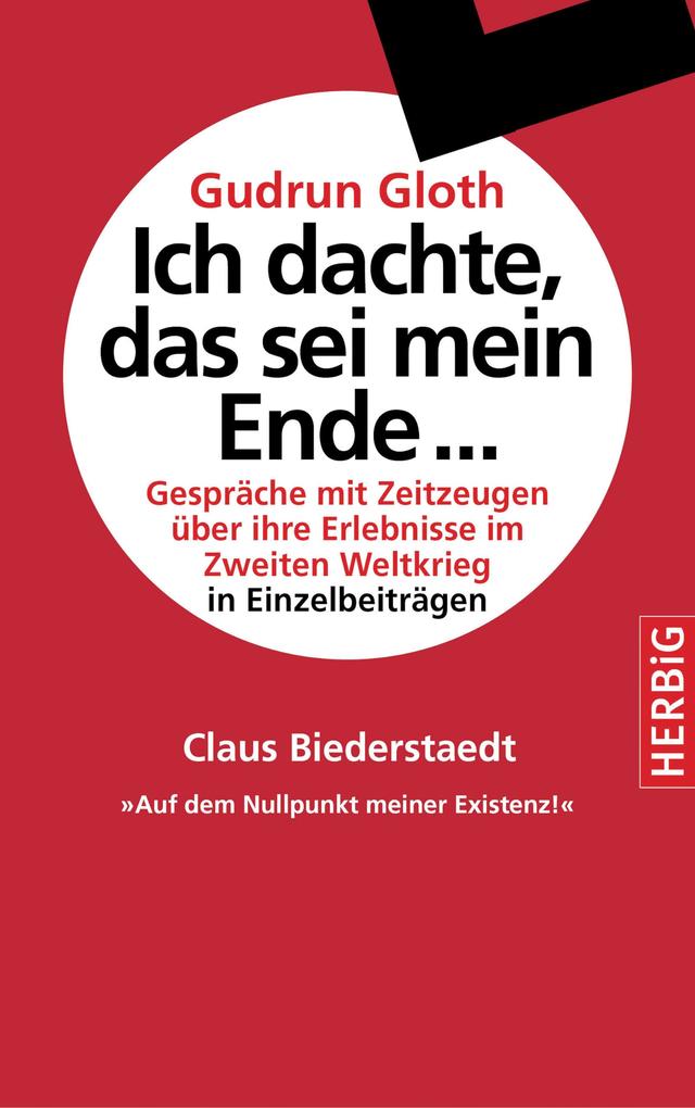 Produktbild: Auf dem Nullpunkt meiner Existenz | Claus Biederstaedt