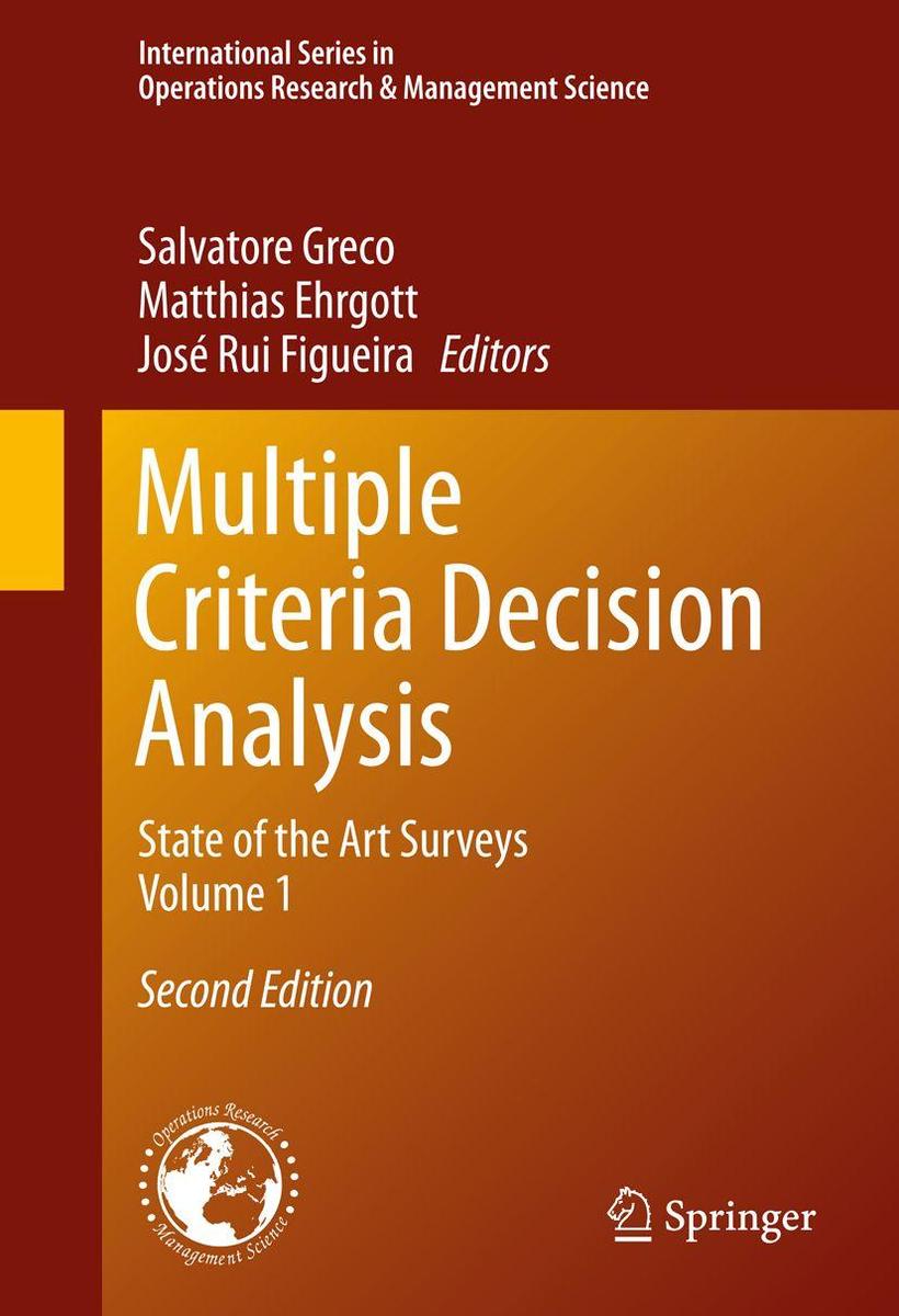 Produktbild: Multiple Criteria Decision Analysis
