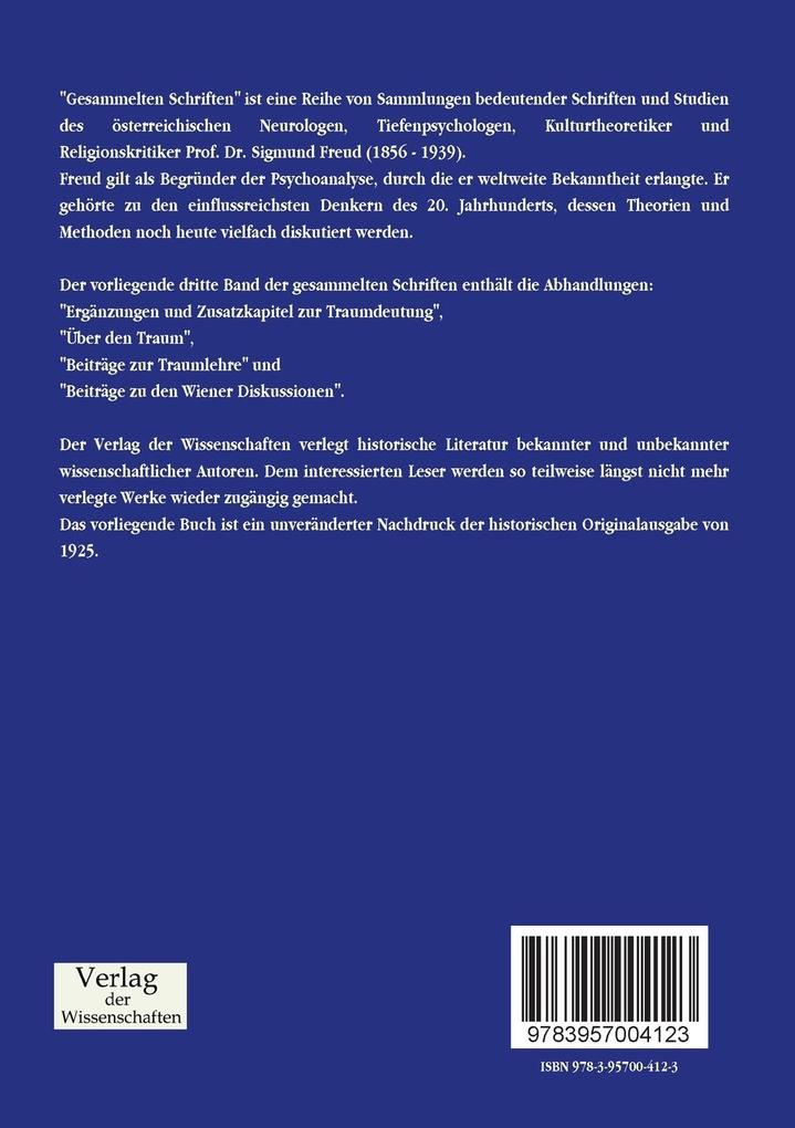 Weitere Ansicht: Gesammelte Schriften | Sigmund Freud