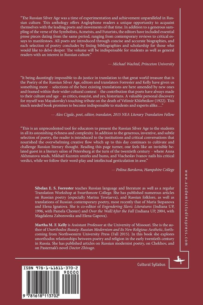Weitere Ansicht: Russian Silver Age Poetry