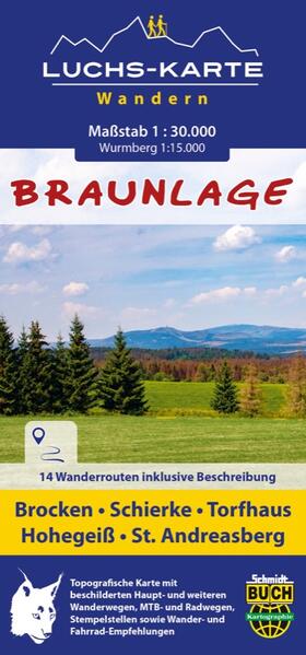 Produktbild: Luchskarte Braunlage | Bernhard Spachmüller, Thorsten Schmidt