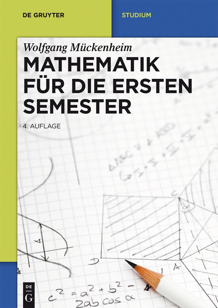 Produktbild: Mathematik für die ersten Semester | Wolfgang Mückenheim