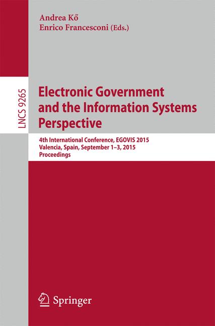 Weitere Ansicht: Electronic Government and the Information Systems Perspective