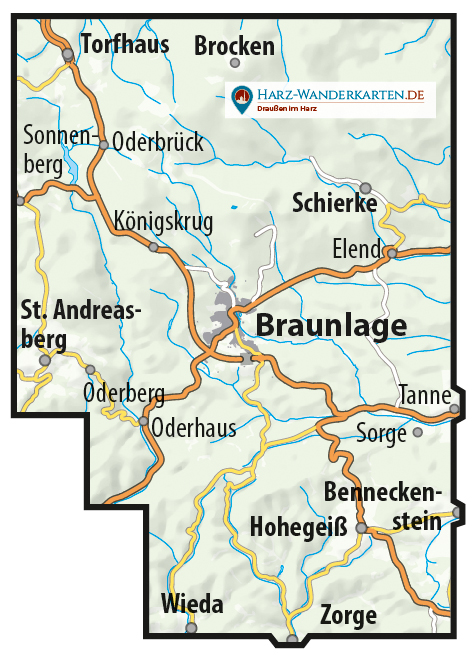 Weitere Ansicht: Luchskarte Braunlage | Bernhard Spachmüller, Thorsten Schmidt