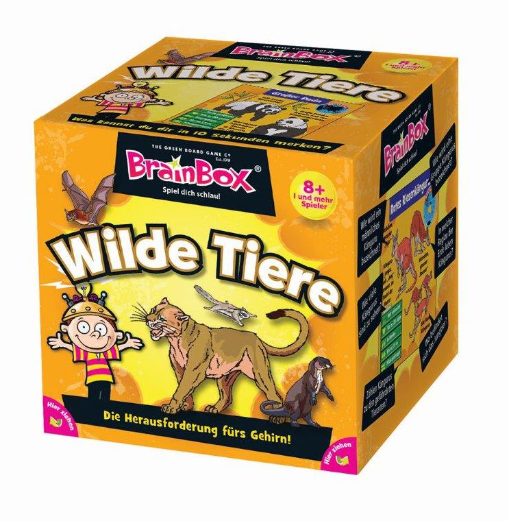 Produktbild: Green Board - BrainBox - Wilde Tiere