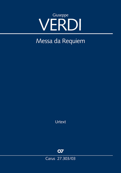 Produktbild: Messa da Requiem (Klavierauszug) | Giuseppe Verdi