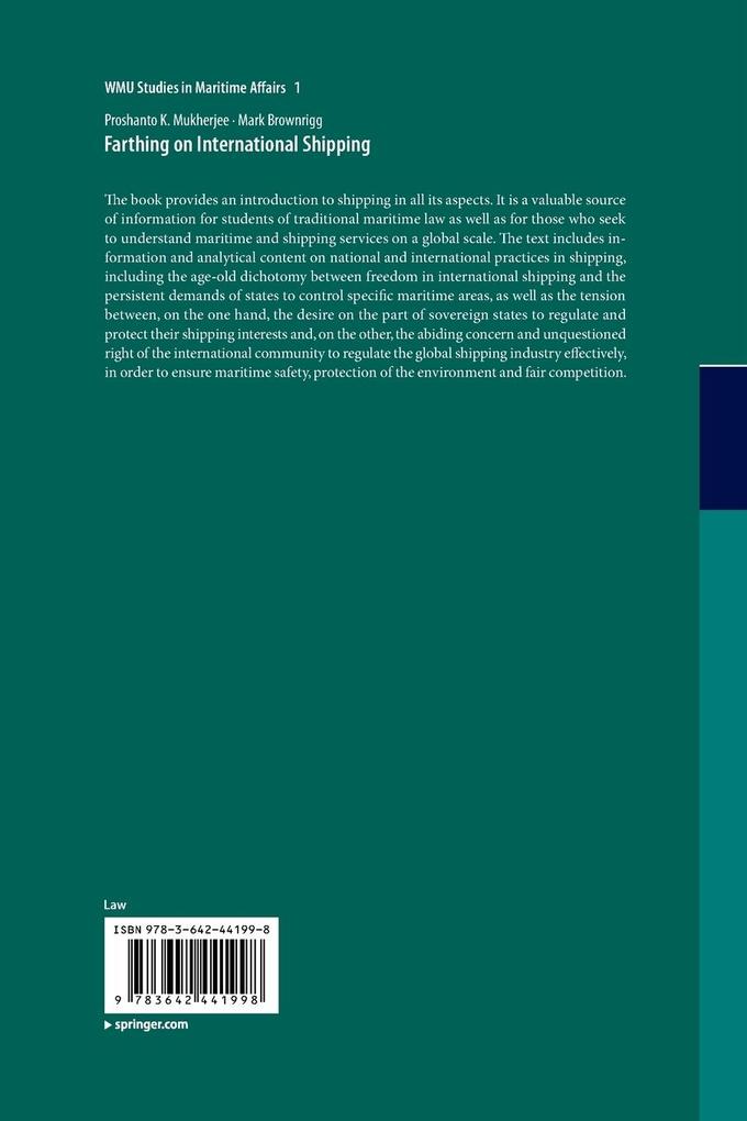 Weitere Ansicht: Farthing on International Shipping | Mark Brownrigg, Proshanto K. Mukherjee