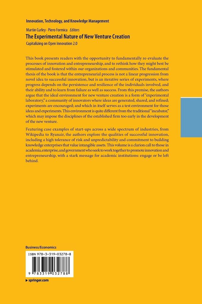 Weitere Ansicht: The Experimental Nature of New Venture Creation