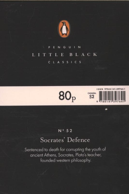 Weitere Ansicht: Socrates' Defence | Platon