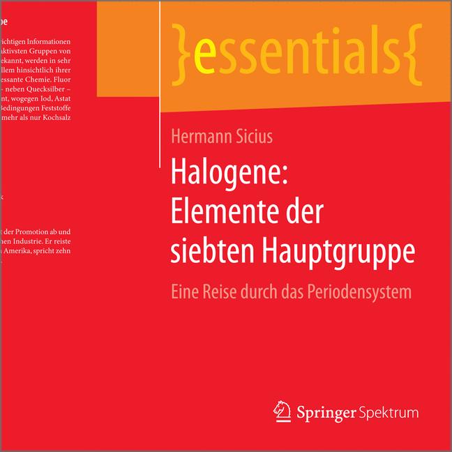 Weitere Ansicht: Halogene: Elemente der siebten Hauptgruppe | Hermann Sicius