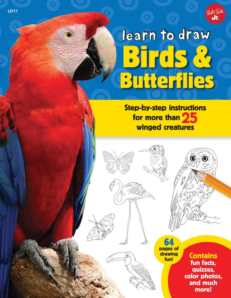Produktbild: Learn to Draw Birds & Butterflies | Robbin Cuddy