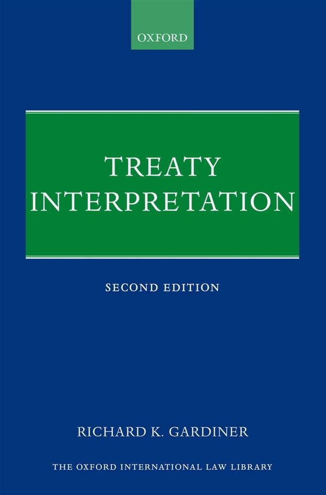 Produktbild: Treaty Interpretation | Richard Gardiner