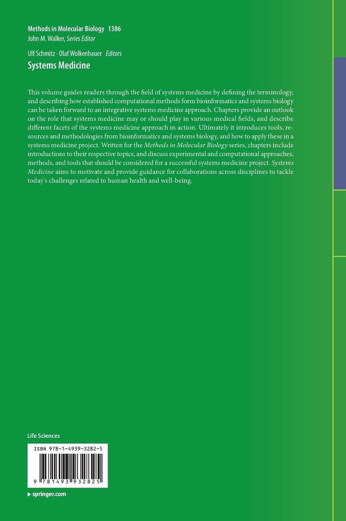 Weitere Ansicht: Systems Medicine