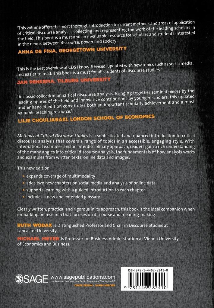 Weitere Ansicht: Methods of Critical Discourse Studies