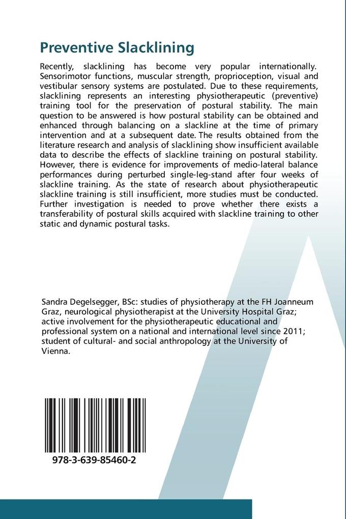 Weitere Ansicht: Preventive Slacklining | Sandra Degelsegger, Bernhard Taxer