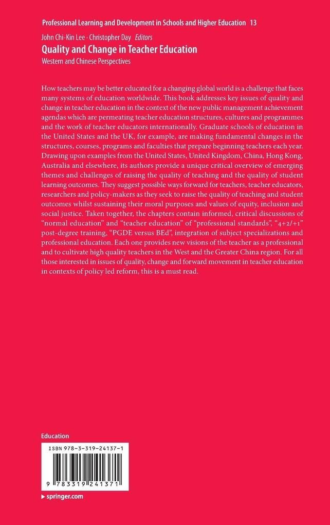 Weitere Ansicht: Quality and Change in Teacher Education