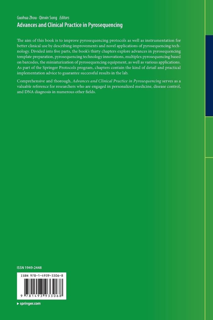 Weitere Ansicht: Advances and Clinical Practice in Pyrosequencing