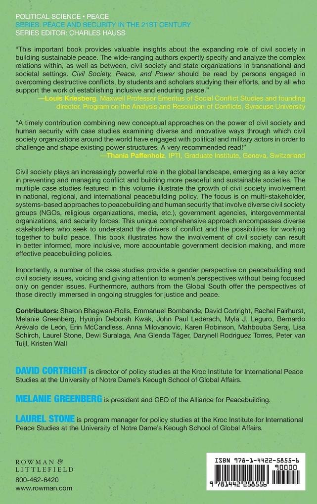 Weitere Ansicht: Civil Society, Peace, and Power