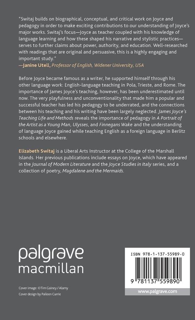 Weitere Ansicht: James Joyce's Teaching Life and Methods | Elizabeth Switaj