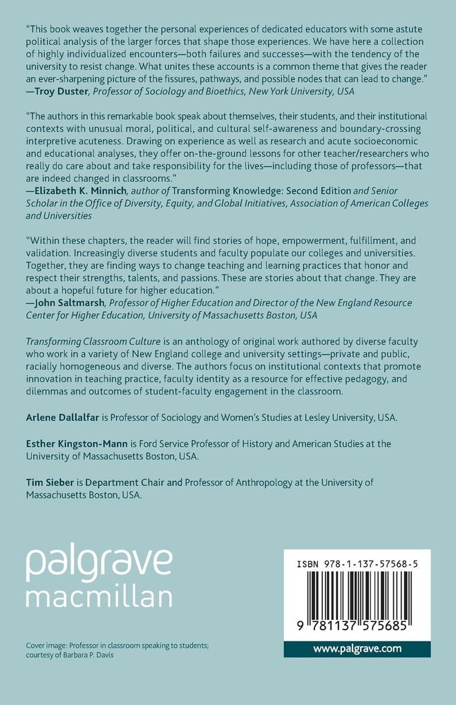 Weitere Ansicht: Transforming Classroom Culture
