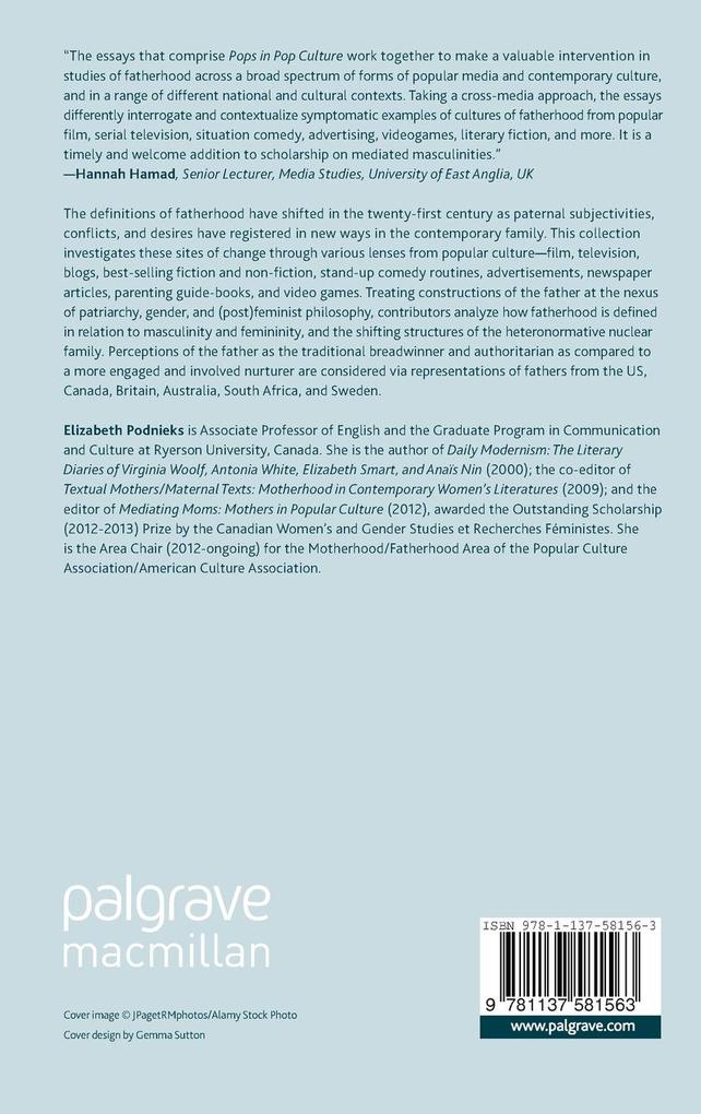 Weitere Ansicht: Pops in Pop Culture | Elizabeth Podnieks, Heath Diehl, Andrea Doucet, May Friedman, Melvin Hill