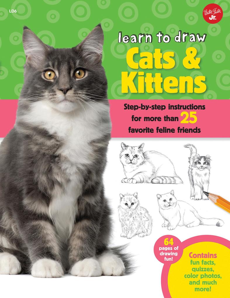 Produktbild: Learn to Draw Cats & Kittens | Robbin Cuddy