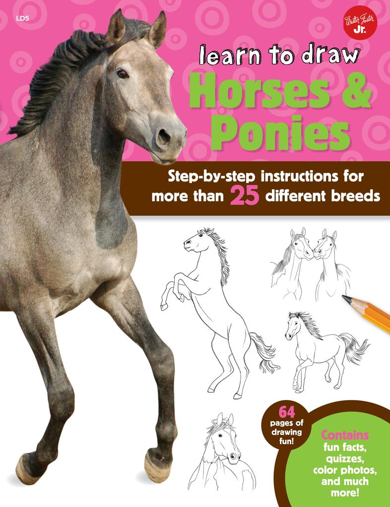 Produktbild: Learn to Draw Horses & Ponies | Robbin Cuddy
