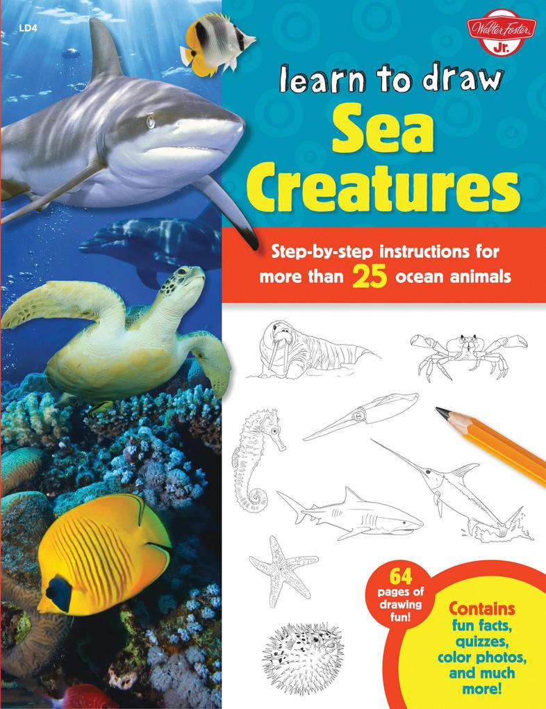 Produktbild: Learn to Draw Sea Creatures | Robbin Cuddy