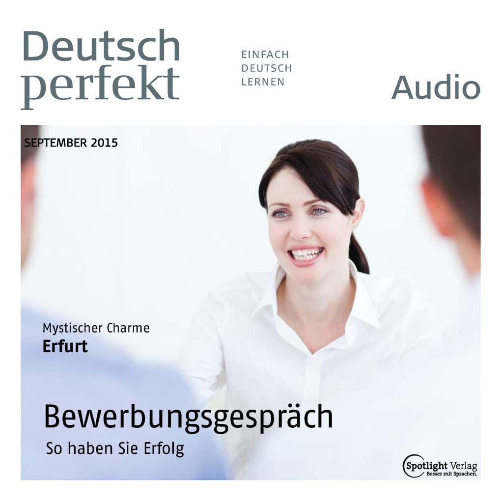 Produktbild: Deutsch lernen Audio - Bewerbungsgespräch | Spotlight Verlag