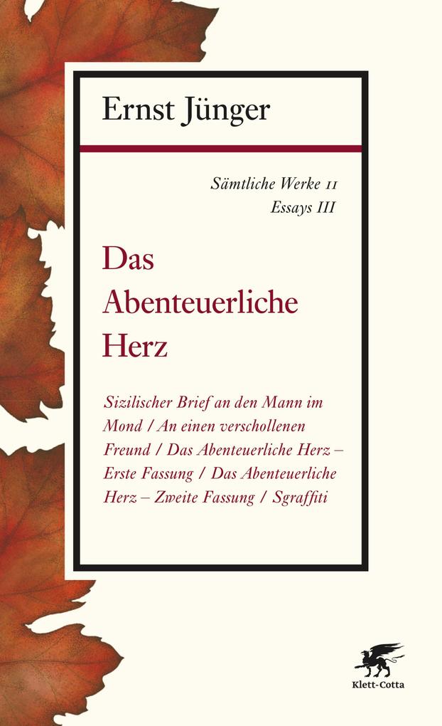 Produktbild: Sämtliche Werke - Band 11 | Ernst Jünger