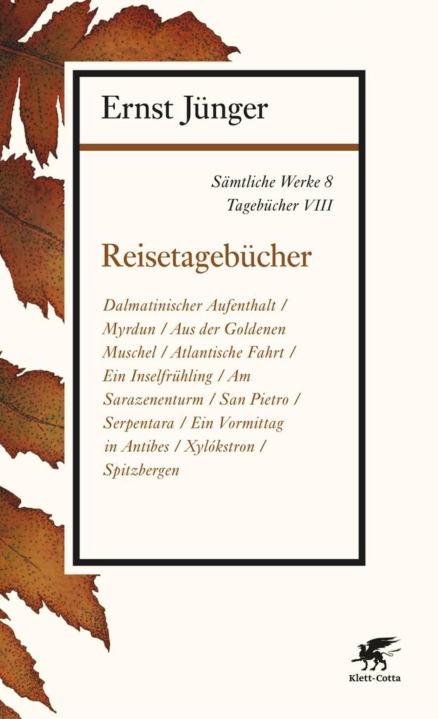 Produktbild: Sämtliche Werke - Band 8 | Ernst Jünger